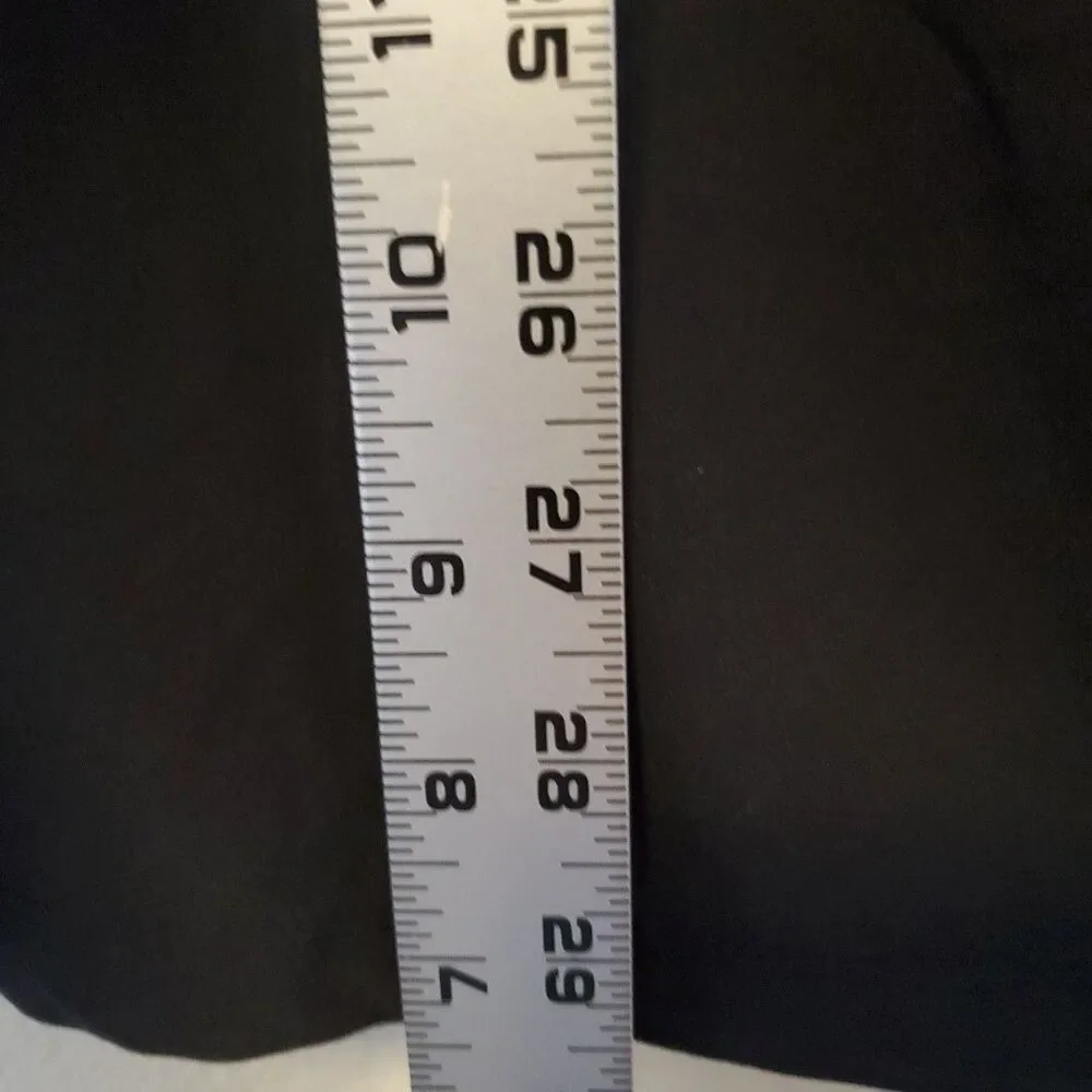 IMAN Assymetric Tunic‎ Blouse Side Ruched 3/4 Sleeve Womens Size XL Black - Picture 13 of 15